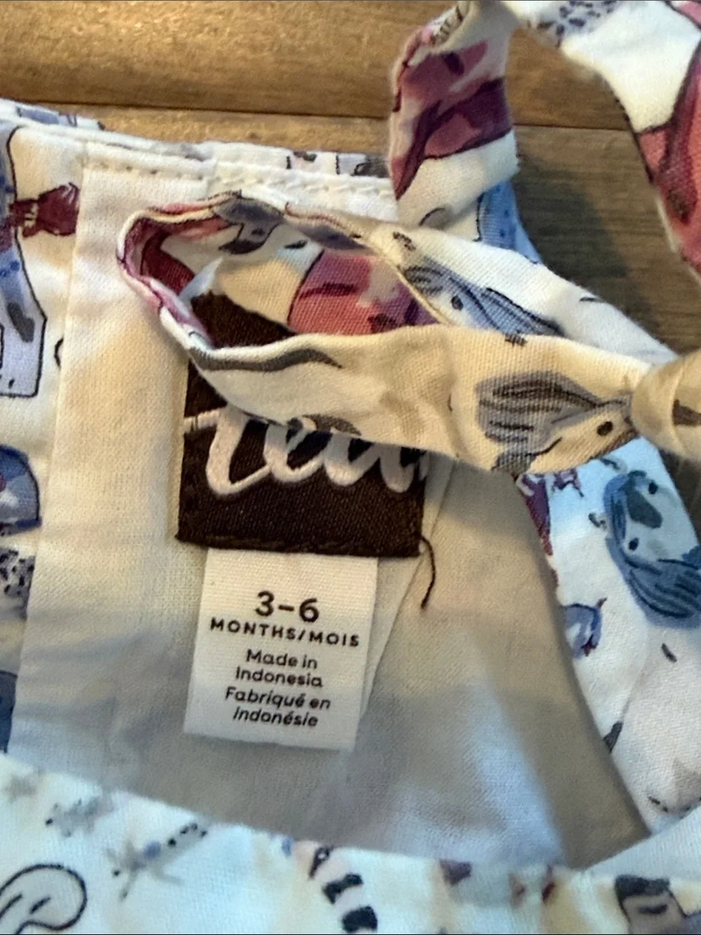 Tea collection Toddler Animal Print Sundress with Bloomers - Blue & Pink